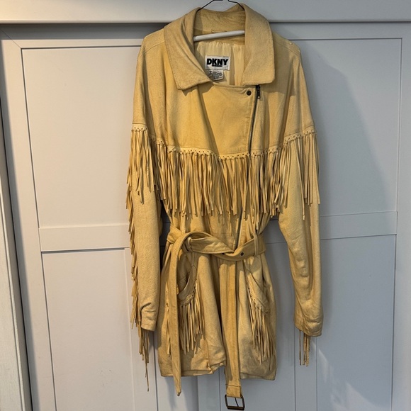 Dkny Jackets & Blazers - Vintage DKNY Fringe Trench Coat